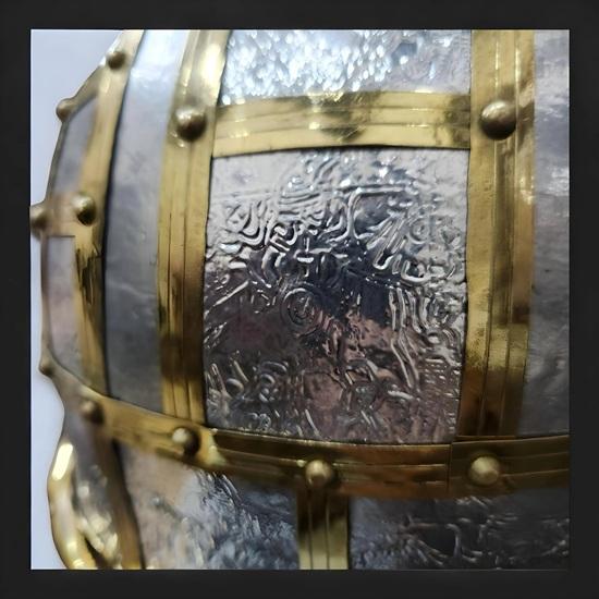 Шлем викинга в стиле Саттон-Ху, средневековый англосаксонский шлем, ручной работы, латунь, сталь, подарок воину