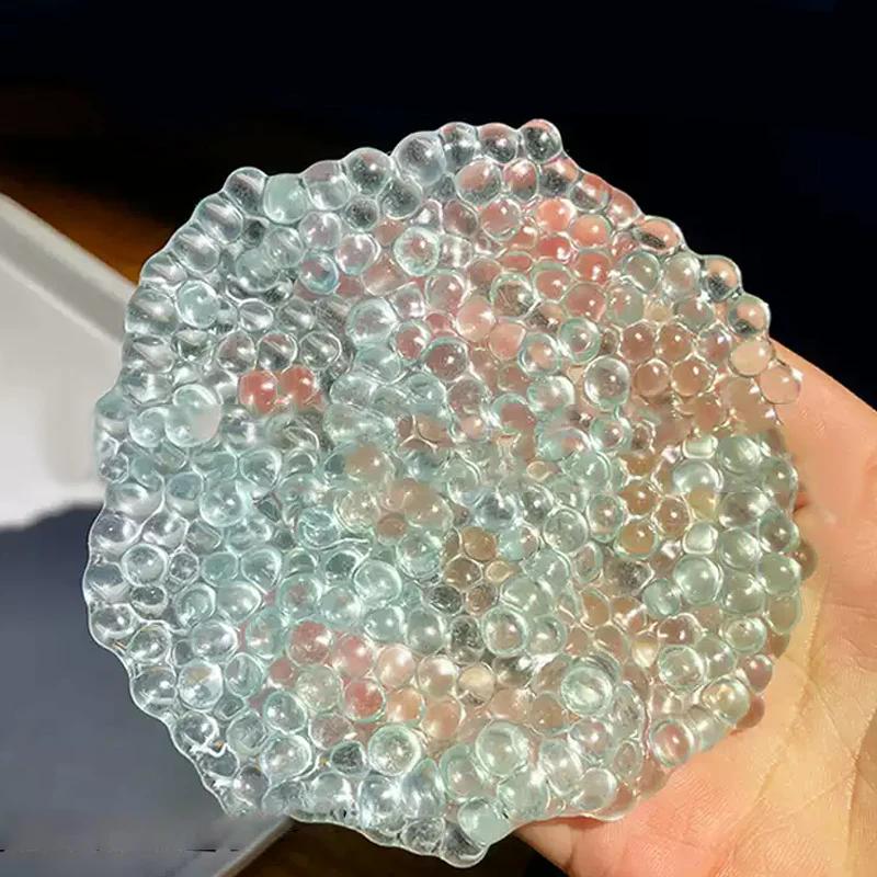 Creative Transparent Crystal Glass Beads Balls Stress Relieving Toys Slow Rebound Fidget Toy Children Toys