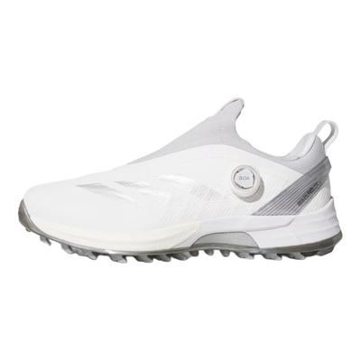 Adizero ZG BOA Spikeless Golf White Silver Metallic Men Sneakers Cloud-White Light-Solid-Grey IH3357