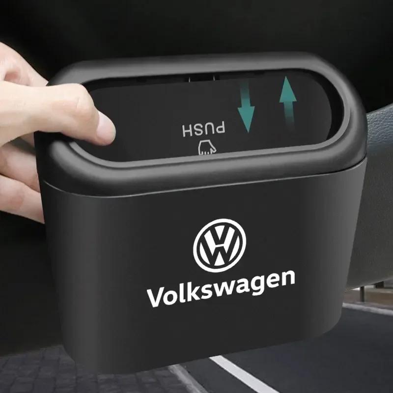 For VOLKSWAGEN VW 2025 Hot Car Trash Can Storage Box Vehicle Multifunctional Garbage Dust Case For Volkswagen VW Golf 4 R RlineSZ4