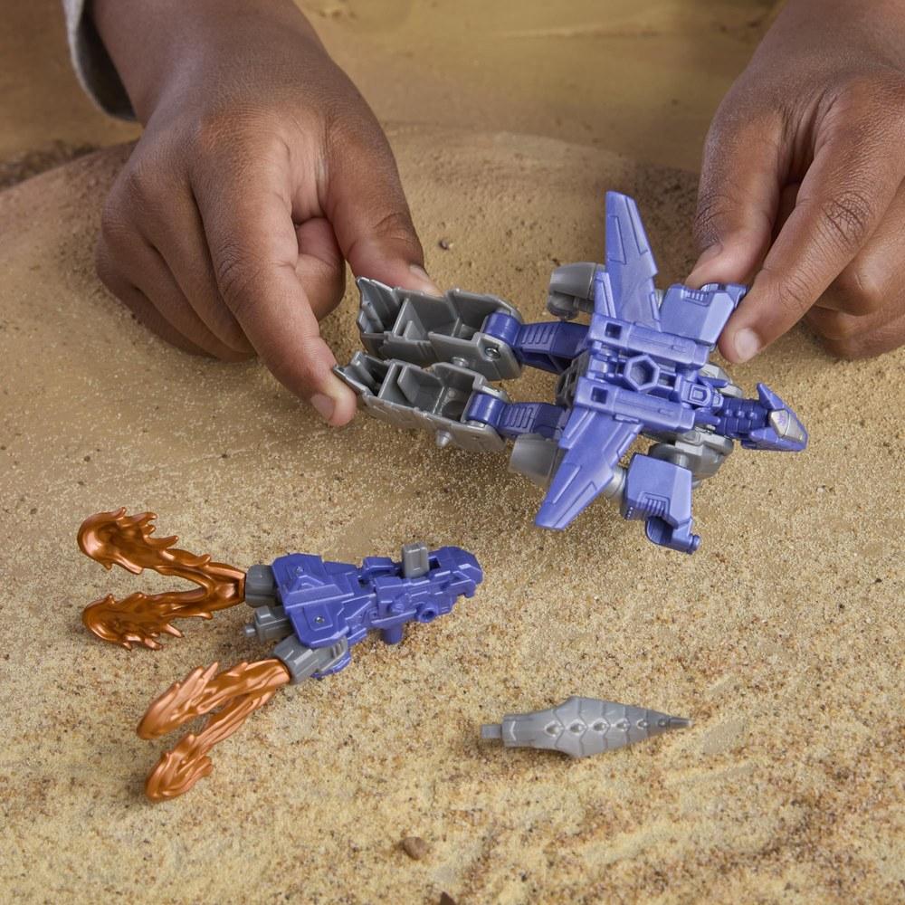 Transformers CYBERWORLD Galvatron Armored Cyber-Changer Action Figure 4-Inch Quick-Change to Dragon Mode Boys and Girls 6+
