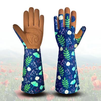 Garden Gloves Women Long Arm Protection Durable Cut Puncture Resistant Gardening Work