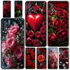 Beautiful Red Rose Flowers Phone Case For Samsung A15 A13 A51 A71 A41 A31 A21S A03S A05 A12 A32 A52 A23 A25 A33 A53 A73 5G Cover