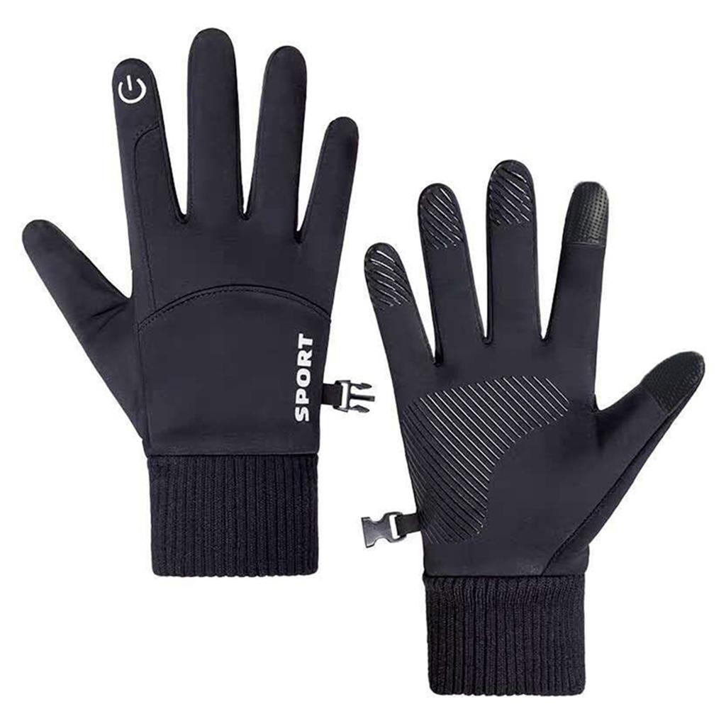 Winter Gloves Warm Touchscreen Gloves Running Driving Cycling Gloves Men Women-size XL