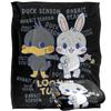 Looney Tunes Gokko Duck And Rabbit Season Soft Touch Blanket