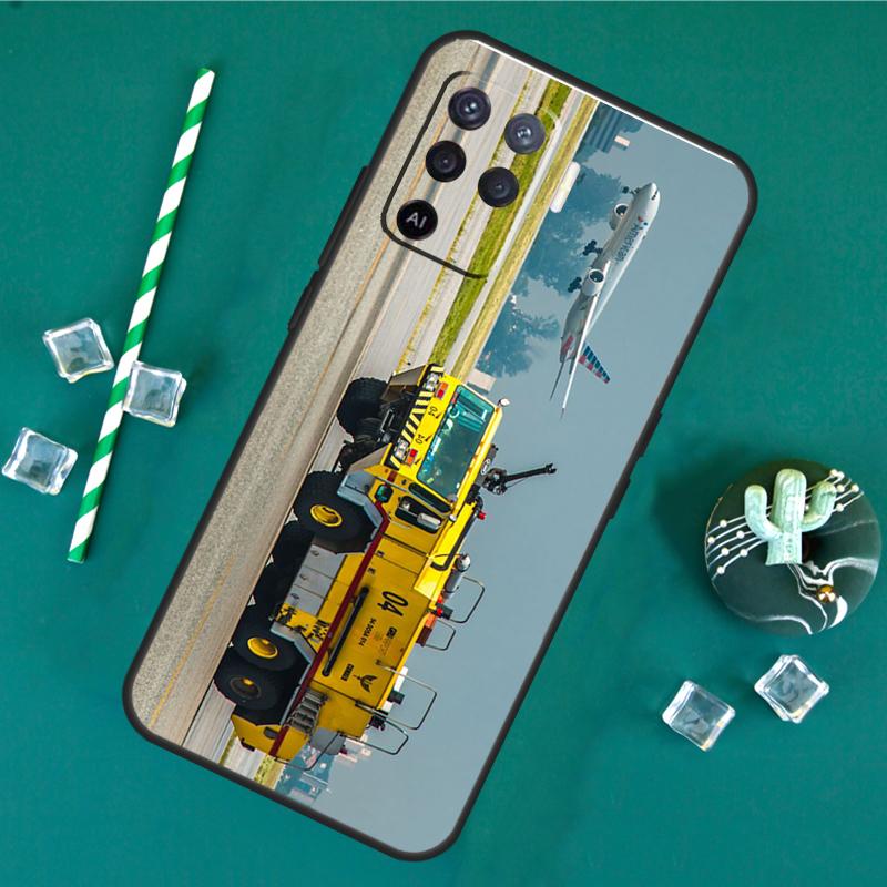 Fire Truck Case For Oppo A80 A40 A60 A16 A76 A96 A91 A15 A17 A74 A94 A54 A57S A18 A38 A58 A78 A98 Cover