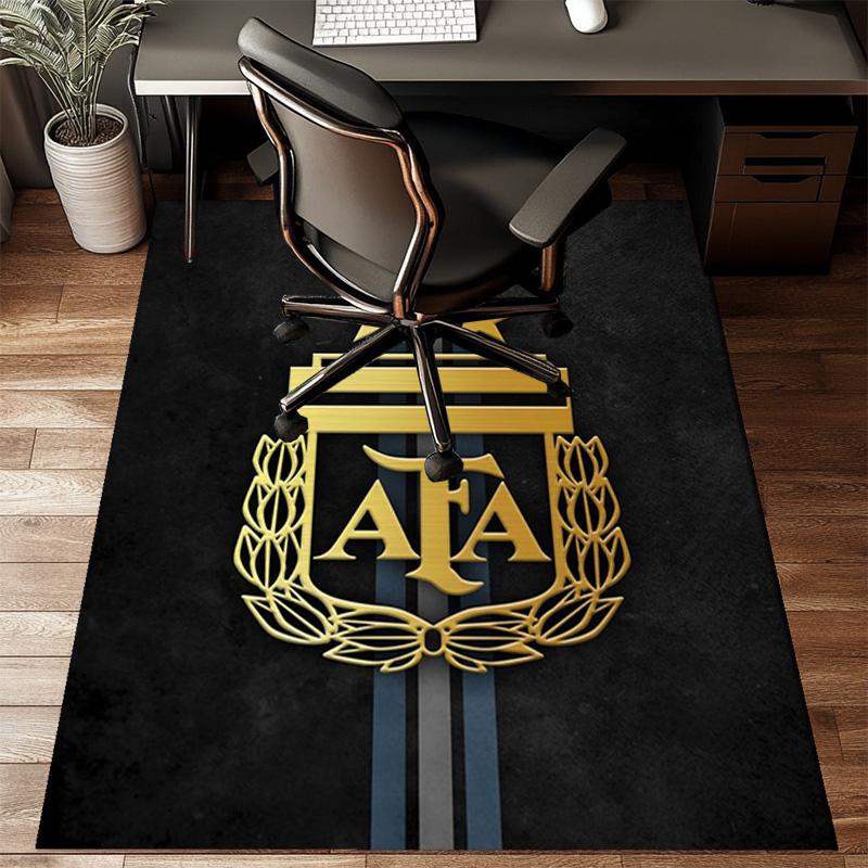 Argentina Football club Printed Office Carpet Chair Cushion Entryway Rug, Rugs for Living Room, Bedroom Christmas gifts