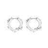 PLEIN Accessories Earrings Philipp Plein Jewelry PLEIN CUFF Plain Cuff PJ1EA21EU PLEIN CUFF Stainless Steel Earrings Silver Stainless Steel [PHILIPP