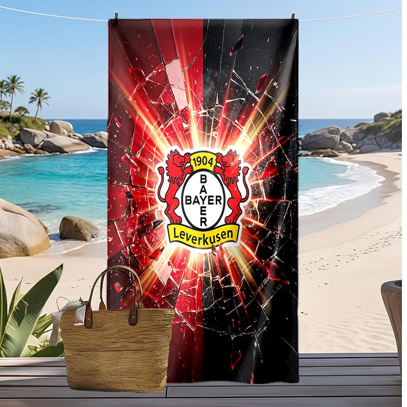 Blackburn Rovers Football Print Beach Towel, Large Soft Quick Dry Towel for Beach Camping Swimming