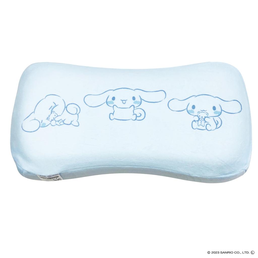 MORIPiLO Подушка Morishita из пены с эффектом памяти Cinnamoroll Cinnamon 15x31 см, подушка для поддержки талии и спины, мягкая игрушка, подушка Sanrio, пастельно-голубая 4621199