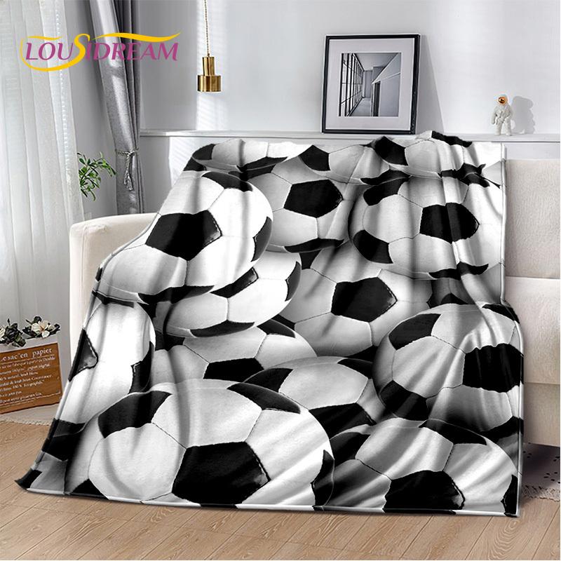 29 Стиль Футбольное поле Футбол Спорт Мультфильм Мягкое одеяло, Мягкий плед для дома Спальня Кровать Диван Дорожный чехол Детский подарок
