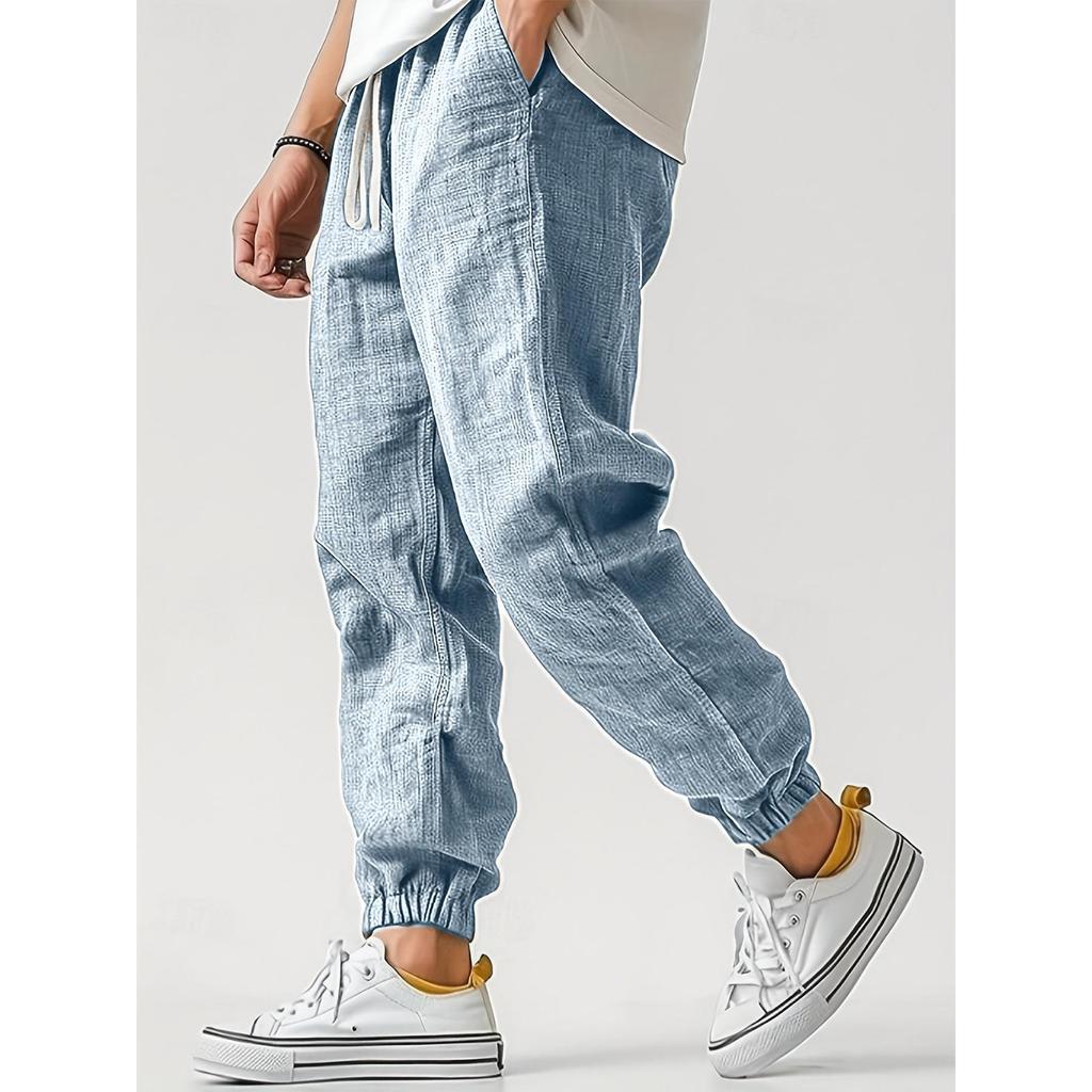 Спортивные штаны для фитнеса, однотонные, свободные, повседневные, спортивные штаны для бега