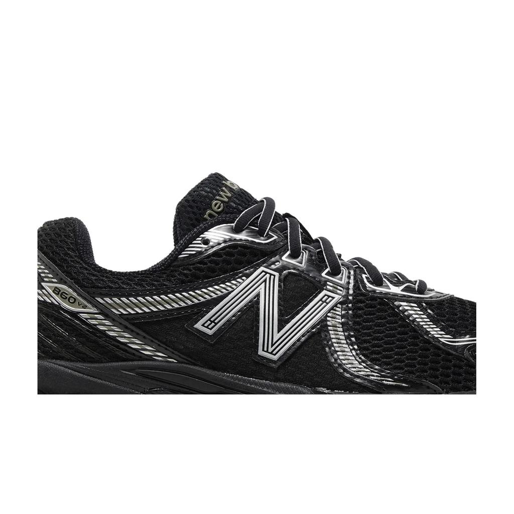New Balance 860v2 'Черно-серый' (унисекс) Черно-серые беговые кроссовки ML860XC