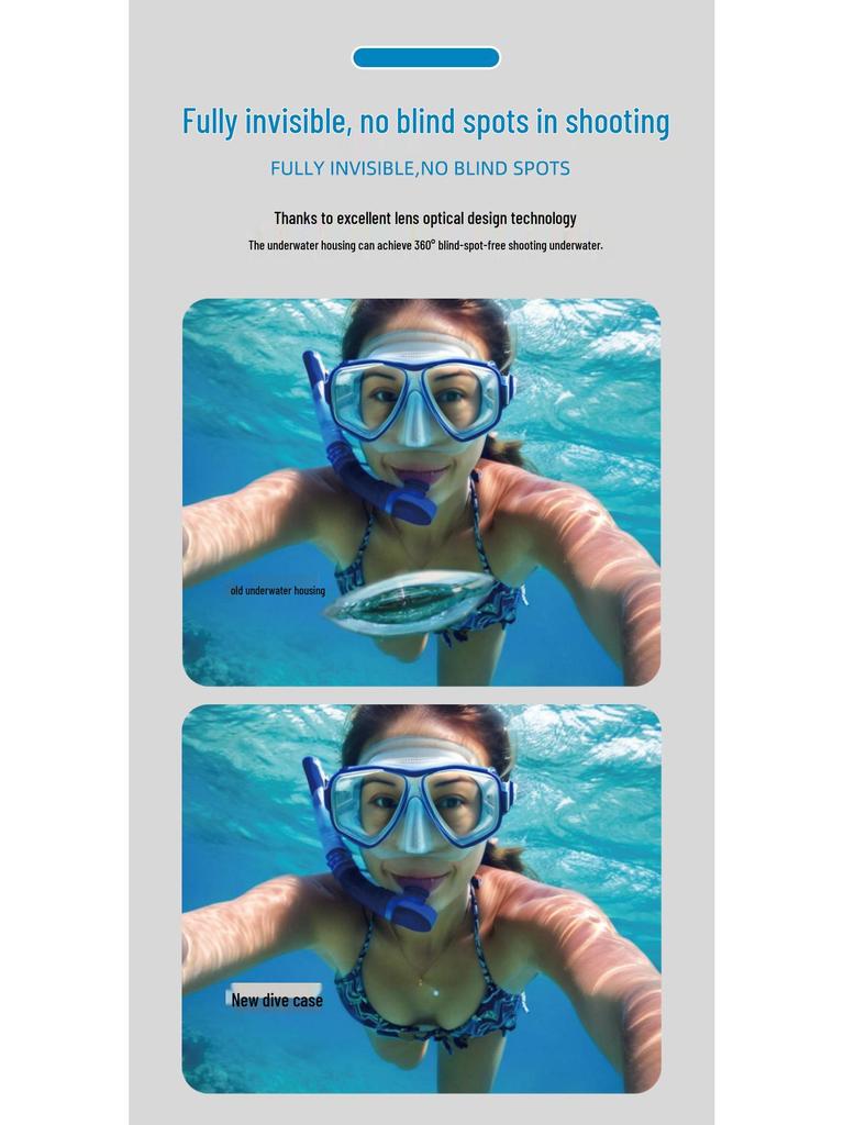 Waterproof Protective Case for DJI Osmo 360 Panoramic Action Camera - Ideal for Outdoor Sports