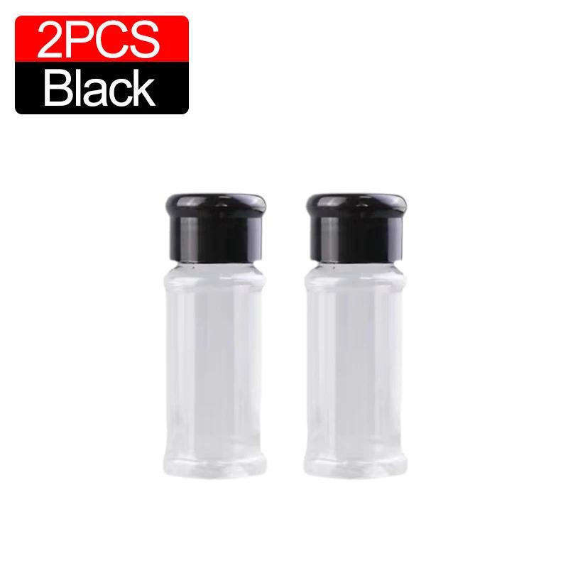 100 мл прозрачная бутылка для специй солонка перечница пластиковые банки для приправ барбекю коробка для приправ кухонные гаджеты банка для хранения порошка
