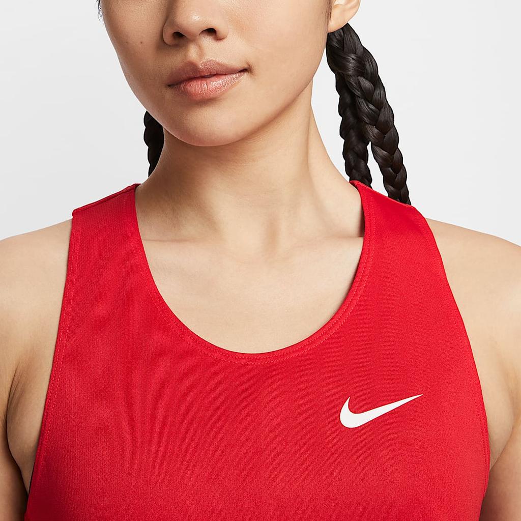 Nike Dri-Fit Сток Быстрый Удобный Дышащий Влагоотводящий Майка Женские топы Университетский красный IB8751-657