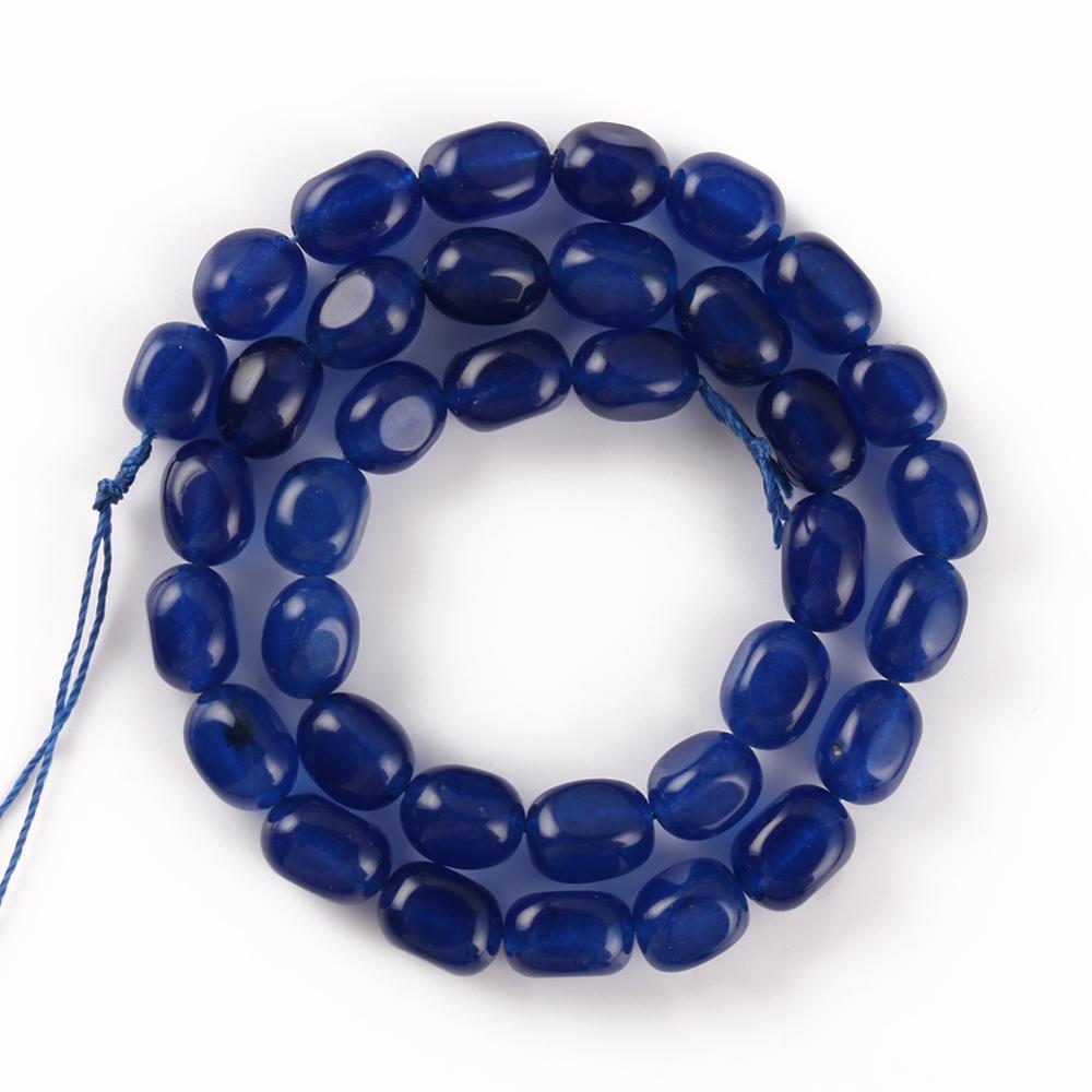 8*11mm Irregular Jades Stone Beads Blue Red Green Pink Grey Purple Loose Beads For Jewelry Making Diy Bracelet Accessories 15''