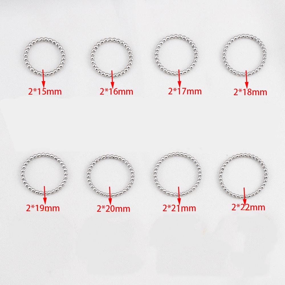 2pcs Stainless Steel Closed Ring Round Twisted Circles Ear Wire Hoops Pendant Connectors for DIY Jewelry Earring Making Findings