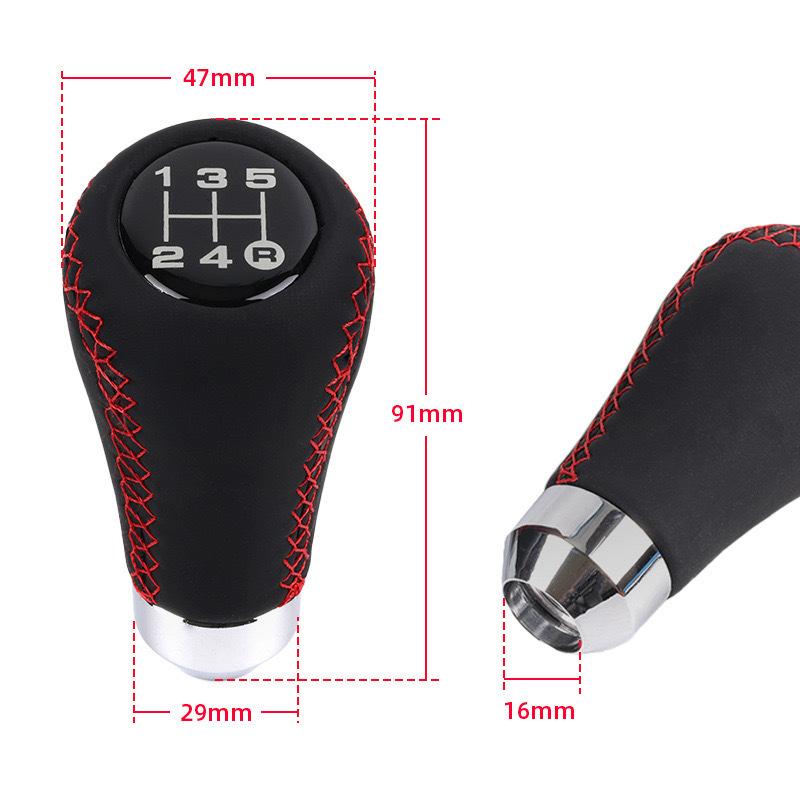 universal 5-speed gear shift, handball transmission, gear shift lever, PU gear lever, wave stick head accessories
