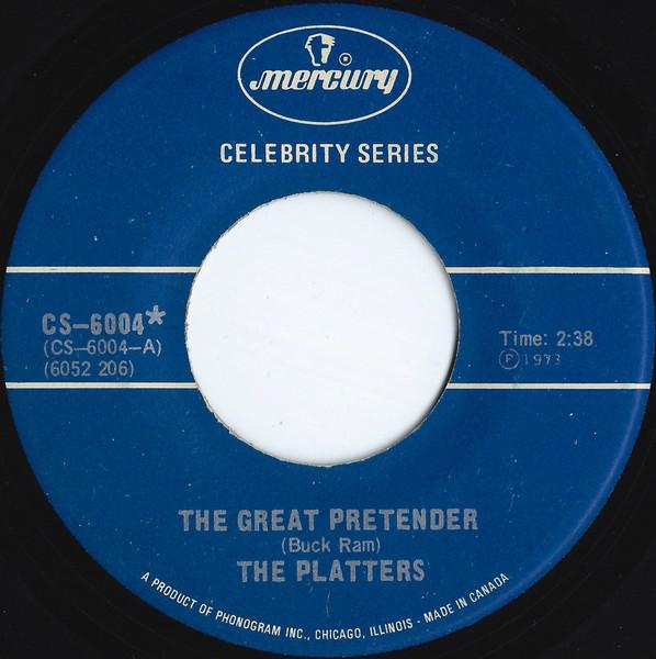 7-дюймовые пластинки The Great Pretender Only You CS6004 Mercury 1973 Канада SoulFunk Б/у