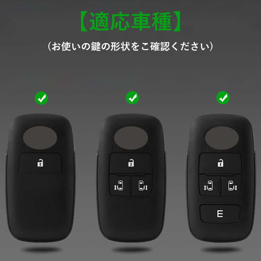 Key Case for Toyota, Smart Key Case, Key Cover, Key Holder Designed for Toyota, Toyota 1/3/4 Button T34