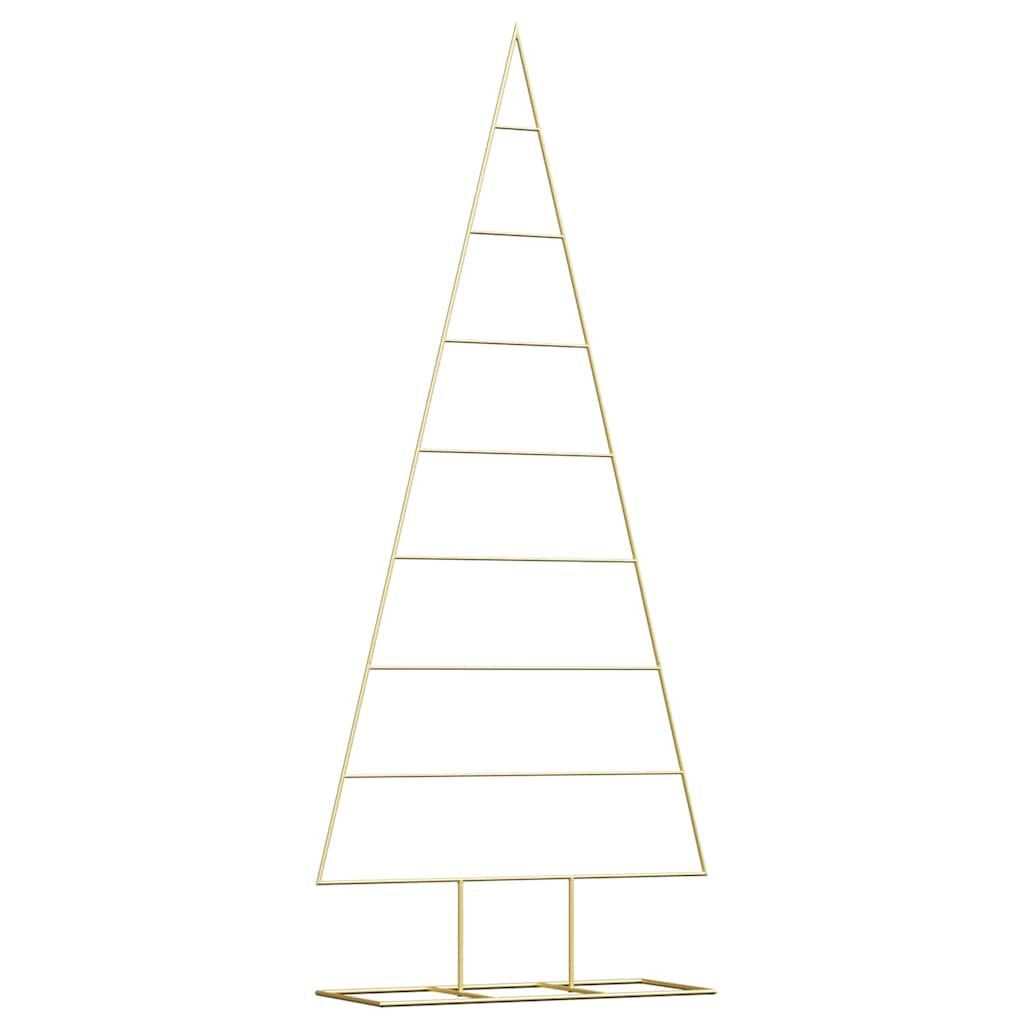 Metal Christmas Tree Gold 181 cm Powder Coated Steel