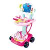 Doctor Cart Kit Complete Medical- Tools with Stethoscope Syringe and X-ray Pretend Play Toys for Kids