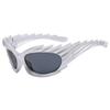 Concave Trendy Sunglasses Female Barbed Hedgehog Sunglasses Y2K Personalized Wing Riding Sunglasses