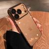 Роскошный прозрачный чехол для телефона с блестками для iPhone 17 16 15 14 13 Pro Max 17Pro Air Pating Бампер Защита камеры Прозрачная задняя крышка