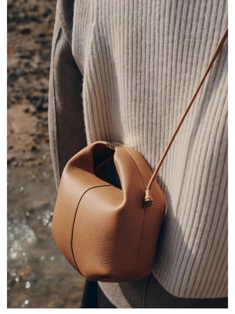 Женская сумка кроссбоди из натуральной кожи Polene Boling'en - Модная универсальная сумка через плечо