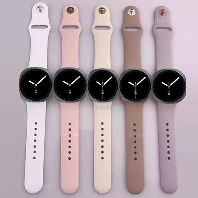 Спортивный силиконовый ремешок для Samsung Galaxy Watch 8 Ремешок 40 мм 44 мм Аксессуары браслет Браслет Correa Galaxy Watch 8 Classic 46 мм