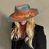 Шерстяная шляпа-панама Homburg Экзотическая шляпа для женщин и мужчин Фотореквизит в стиле вестерн для мужчин и женщин Унисекс Головной убор