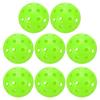 Мячи для пиклбола PATIKIL Outdoor Pickleball 40 лунок 8 шт. в упаковке для любительских игр в помещении и на открытом воздухе, зеленые