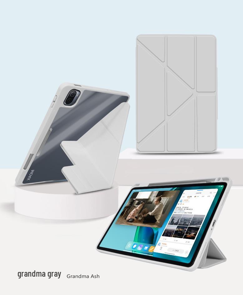Чехол-подставка Xiaomi Pad 7S Pro 3+Y для Redmi Pad 11, версия 12,4" - Тонкий, Устойчивый к изгибу, Универсальный