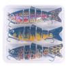New 18g Multi-Jointed Micro Fish Lure, 6 Sections, Bionic Design for Bass and Asp Fishing.