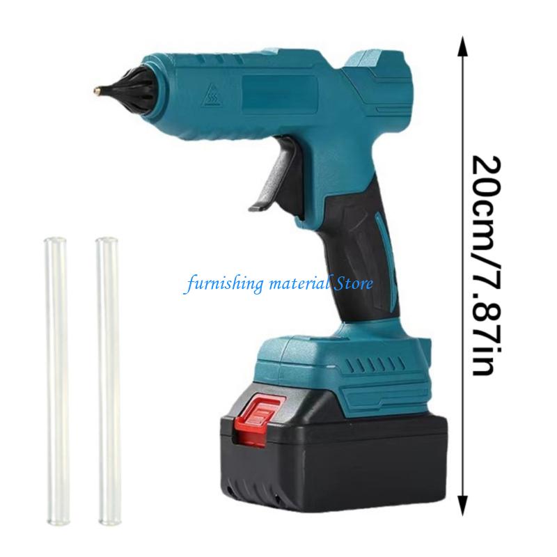 Y5GD Battery Power Cordless Hot Glues Guns Fast Heating Ergonomic Electric Heat Guns