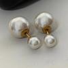 D Family Pearl Stud Earrings: Fashionable, Versatile, Exquisite for Women