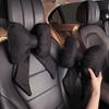 Car Headrest Pillow Vehicle Neck Pillow with Adjustable Strap Easy To Install Ergonomic Bow Neck Support Cushion Waist Pillow