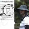 Outdoor Anti-Mosquito Fishing Hat with Mesh Face Mask