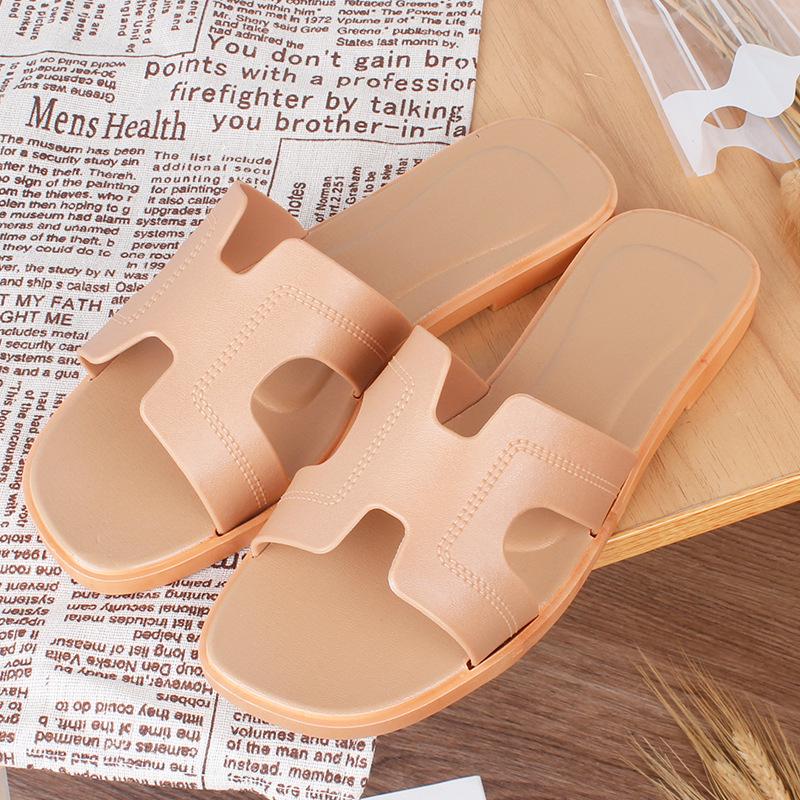Женские универсальные летние шлепанцы с перекрестными ремешками - Нескользящие, Модные и Трендные