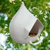 Outdoor Bird Feeder Rainproof Feeding Dispenser Hangable Bird Feeder for Backyard Garden Patio Lawn Balcony Birdwatching Porch
