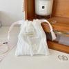 54243 Кружевная кружевная сумка-мешок на завязках для хранения мелочей маленькая тканевая сумка сумка для помады мелочи сумка для наушников