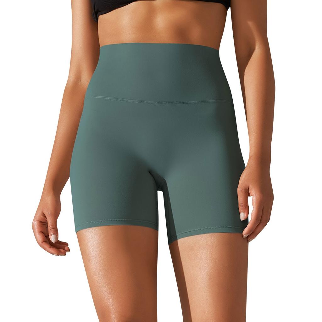 Женские повседневные, сексуальные и удобные однотонные двусторонние обтягивающие эластичные брюки с высокой талией для фитнеса и фитнеса с тремя точками для йоги