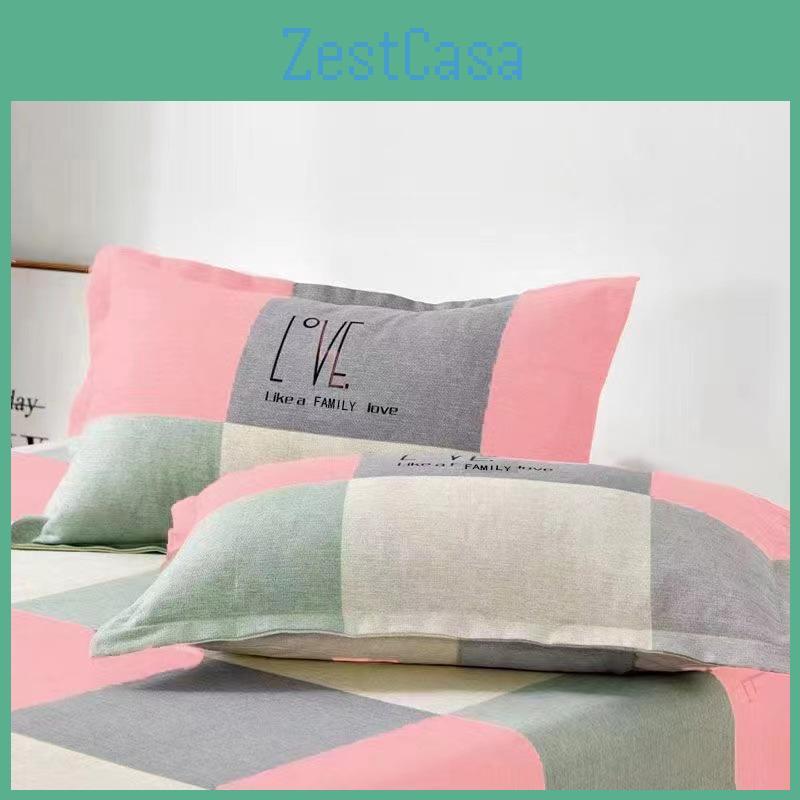 Large For Pillowcases Single Thickened Adults Simple Summer Cover Ideal For Dormitory Use One Pair