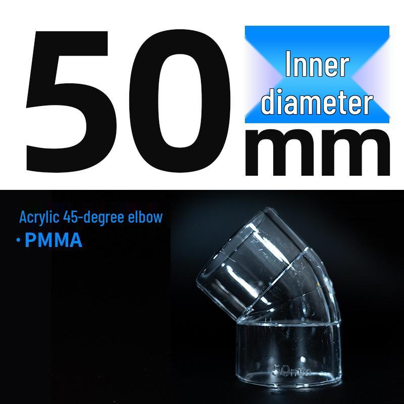 Акриловый угольник 45° для аквариумов - Высокая прозрачность