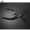 Carbon Fiber Headlight eyelid cover decorative sticker For Hyundai Coupe 2003 - 2005 FX 2.0 2.7 Sport style car front eyebrow