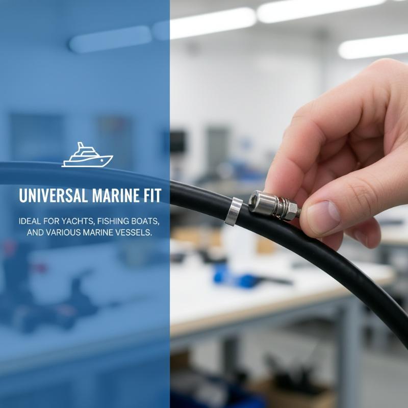 M5 M6 Boat Throttle Ball Joint Metal Shift Control Cable Tie Rod End Connector Robust Build for Marine Yacht Engine Accessories