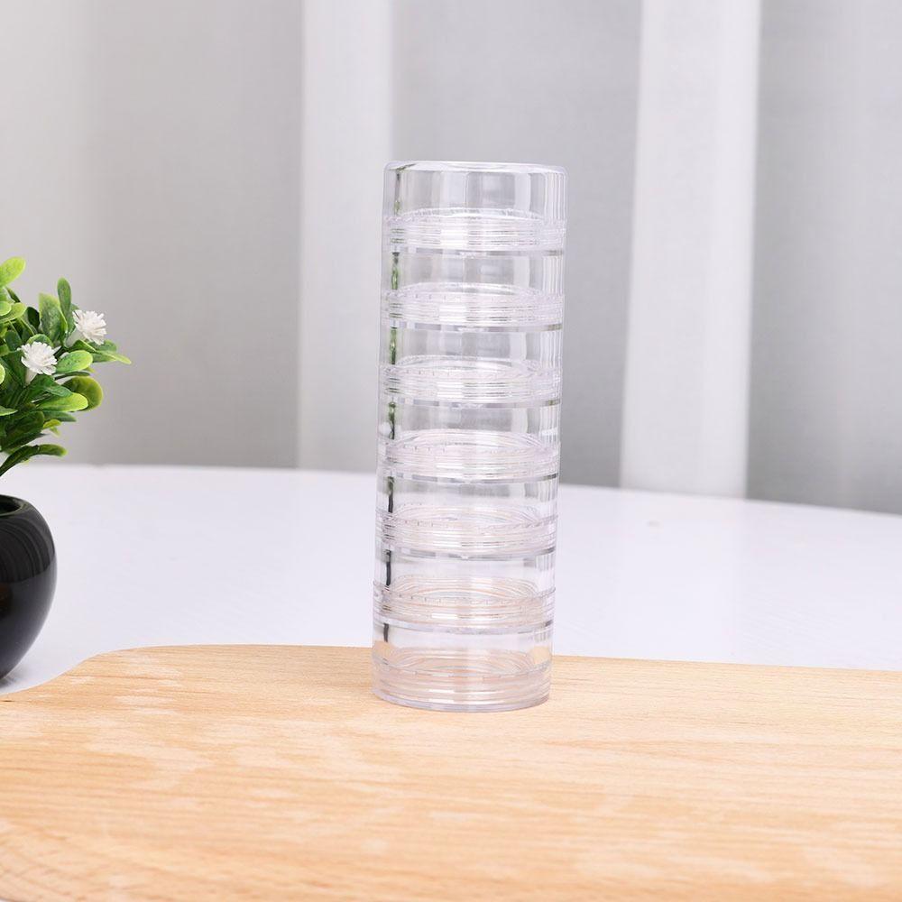 Многослойная вращающаяся пластиковая коробка для хранения ювелирных изделий, женская шкатулка для драгоценностей, настольный футляр для ювелирных изделий