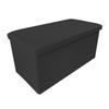 Puff Ottoman Almacenaje Rectangular Tela Plegable 76x38x38cm | Nyana Home | Estilo Otomano | Tela Resistente inferior