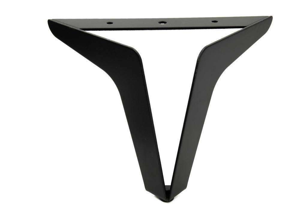 Loft furniture leg, black, height 15 cm, for a corner sofa